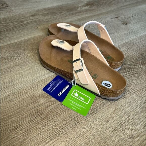 Birkenstock Gizeh Vegan Birko-Flor Birkibuc in Light Rose Pink - Picture 10 of 14